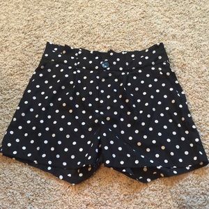 NWOT polka dot shorts small